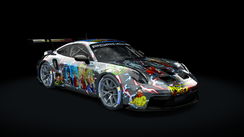 Porsche 911 GT3 Cup 992, skin #Dragon ball Porsche 992 GT3 Cup