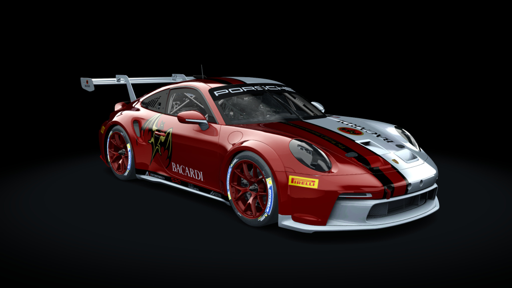 Porsche 911 GT3 Cup 992, skin Bacardi_66