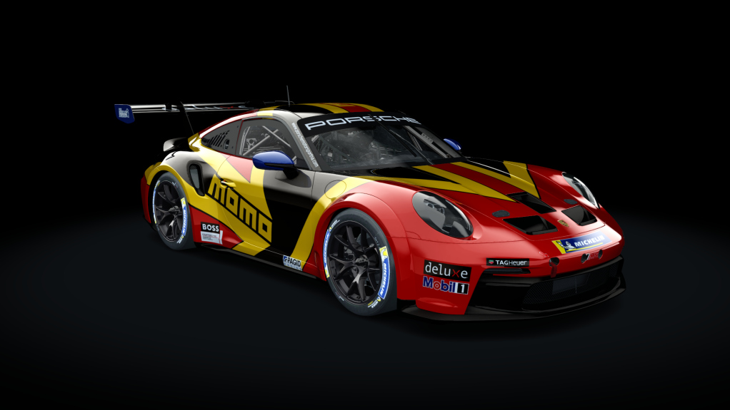 Porsche 911 GT3 Cup 992, skin Goldcrest Momo