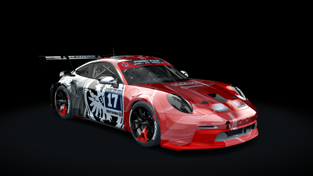 Porsche 911 GT3 Cup 992, skin WB 17 - Max Brill