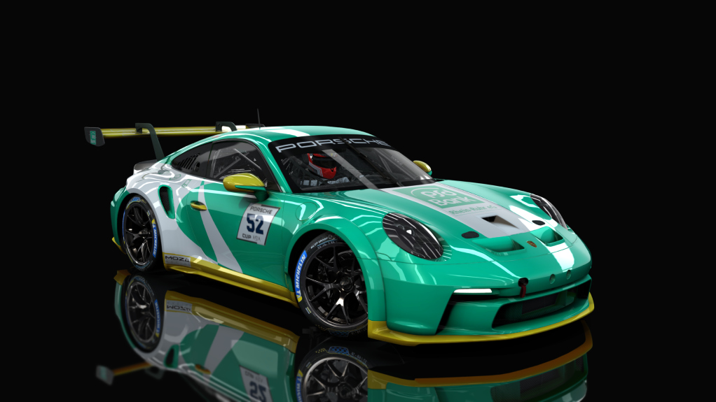 Porsche 911 GT3 Cup 992, skin WB 52 - Frank B