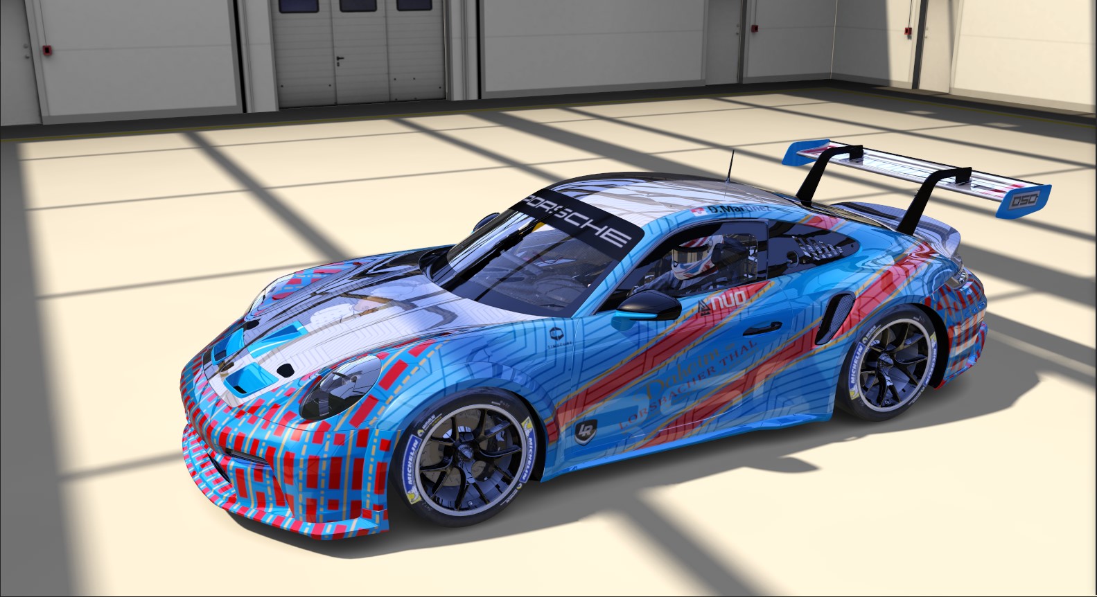 Porsche 911 GT3 Cup 992, skin WB 88 - David Martinez