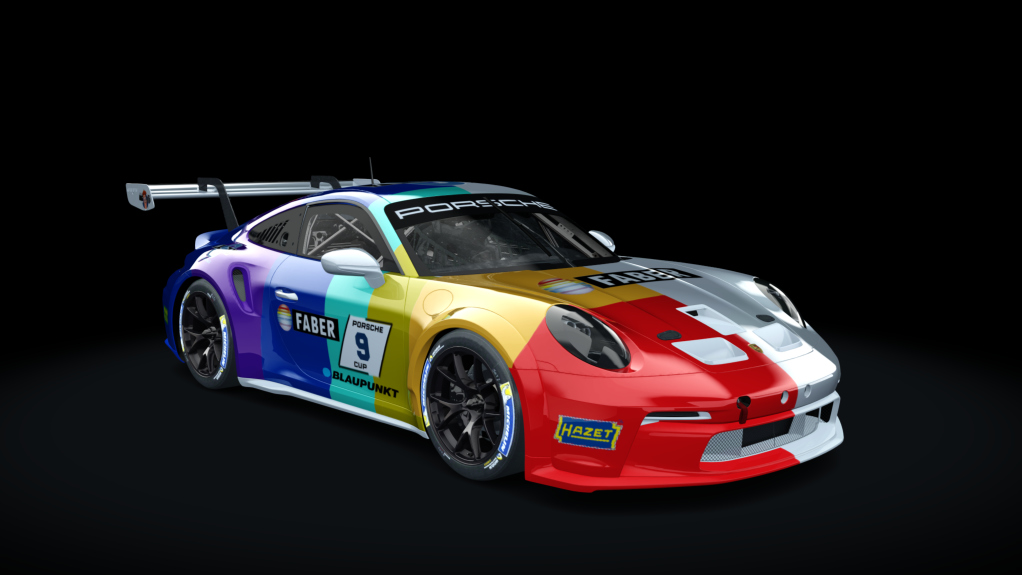 Porsche 911 GT3 Cup 992, skin WB 9 - Christoph Straub