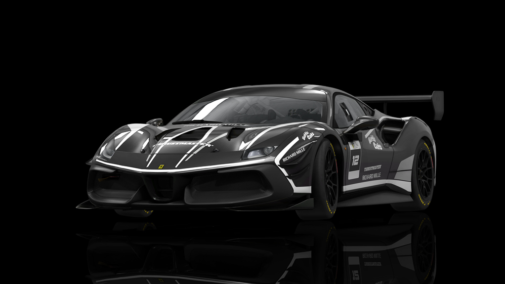 Ferrari 488 Challenge Evo, skin fes_2021_12_grey