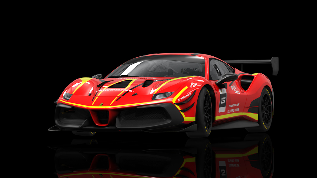 Ferrari 488 Challenge Evo, skin fes_2021_15_red