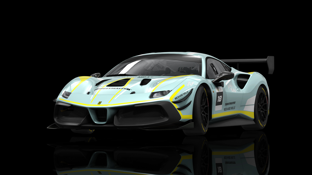 Ferrari 488 Challenge Evo, skin fes_2021_18_grey_alloy