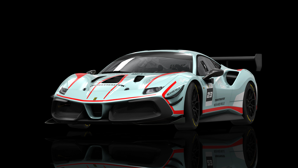 Ferrari 488 Challenge Evo, skin fes_2021_23_grey_alloy