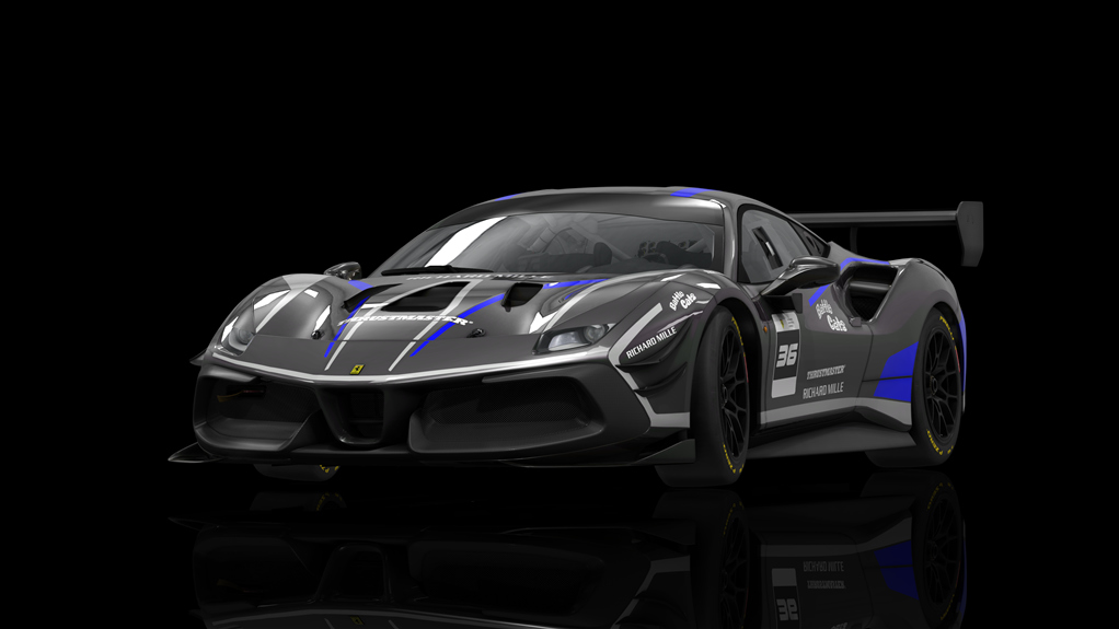 Ferrari 488 Challenge Evo, skin fes_2021_36_grey