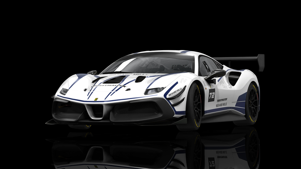 Ferrari 488 Challenge Evo, skin fes_2021_72_white