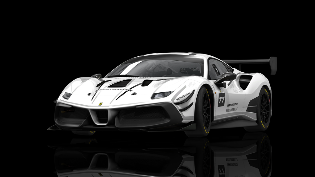 Ferrari 488 Challenge Evo, skin fes_2021_77_white