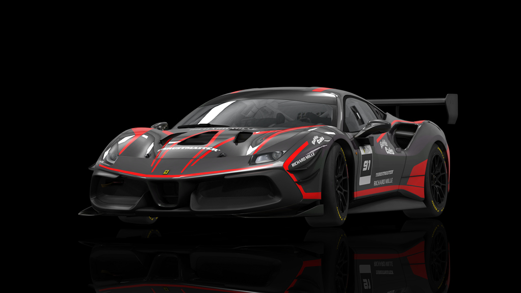 Ferrari 488 Challenge Evo, skin fes_2021_91_grey