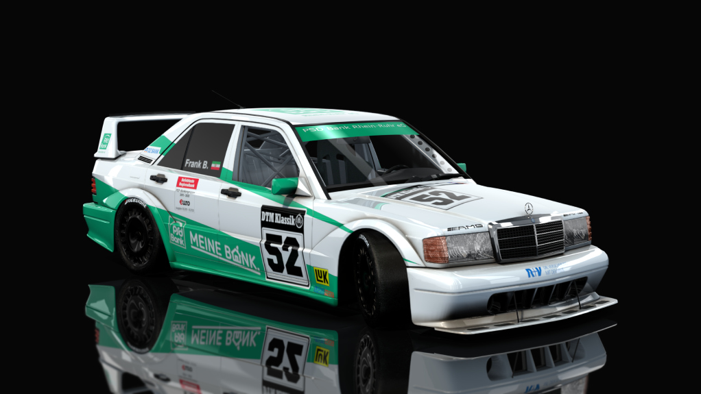 Mercedes-Benz 190E EVO II, skin WB 52 - Frank B