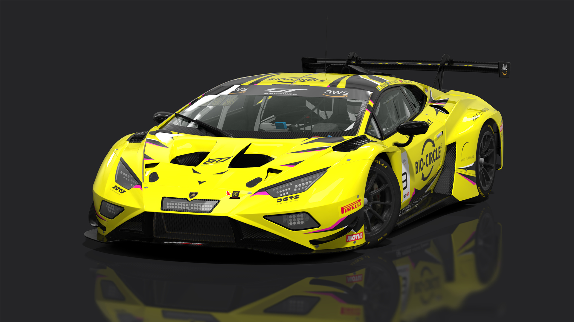 Lamborghini Huracan GT3 Evo2 GT3 WB VLN, skin 2023 GTWC #19 Iron Lynx