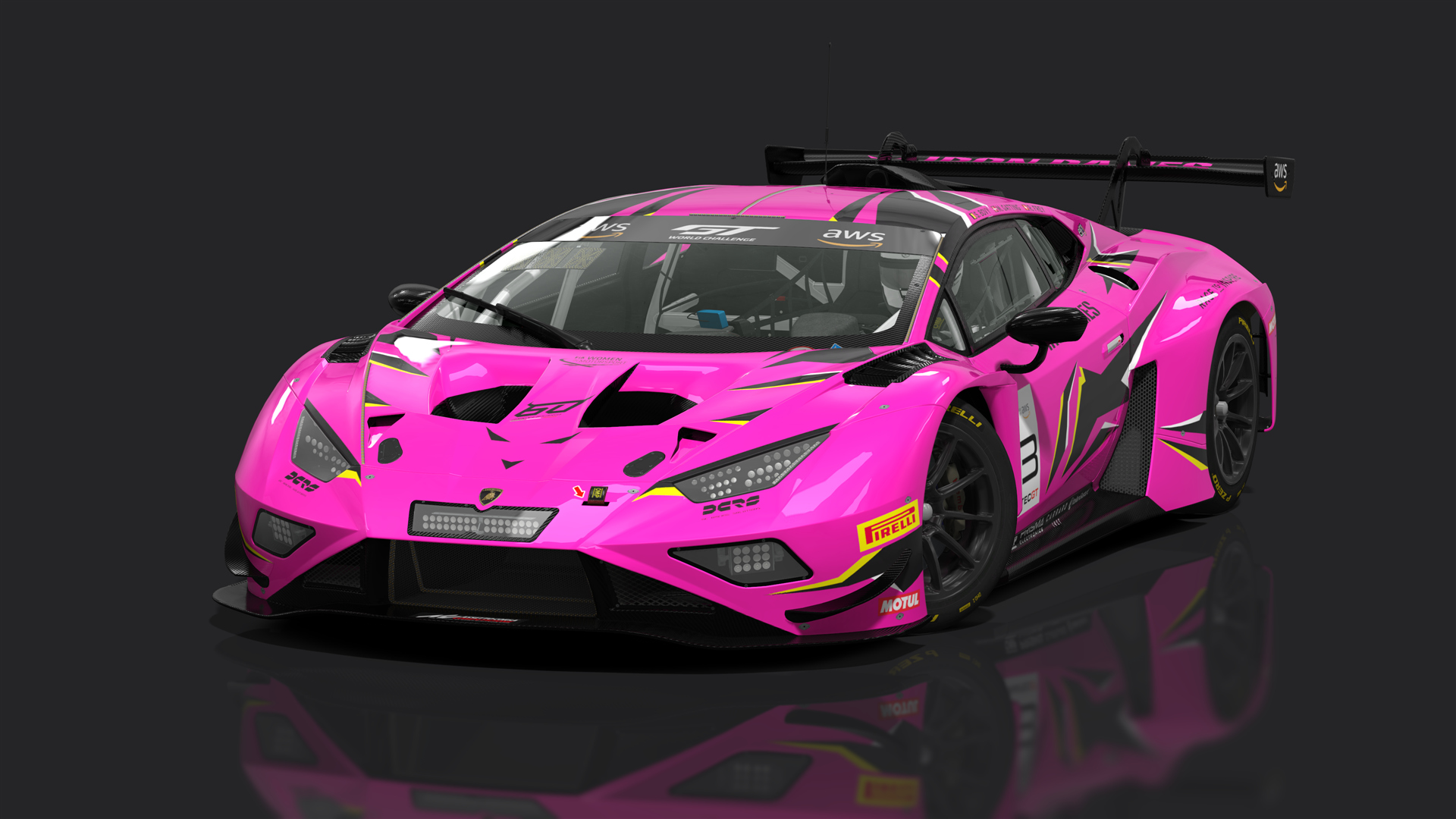 Lamborghini Huracan GT3 Evo2 GT3 WB VLN, skin 2023 GTWC #83 Iron Dames