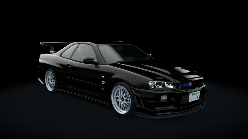 Nissan Skyline GT-R R34 Nismo Omori Factory S1, skin black_pearl