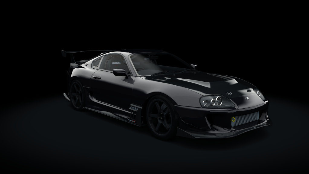 Toyota Supra MKIV Ridox Body Kit, skin 02_jet_black