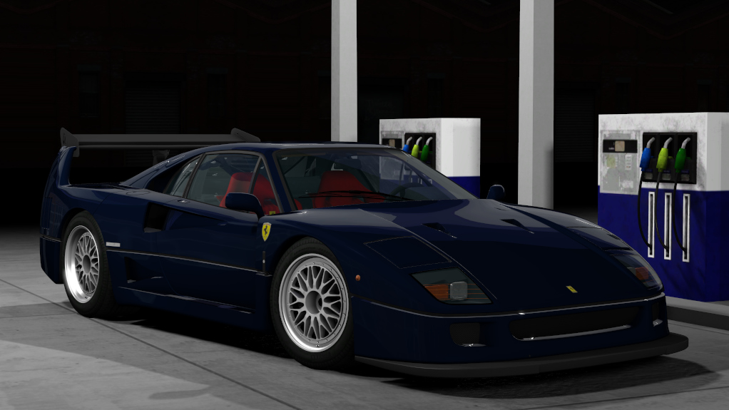 Ferrari F40 Custom, skin 06_blu_pozzi