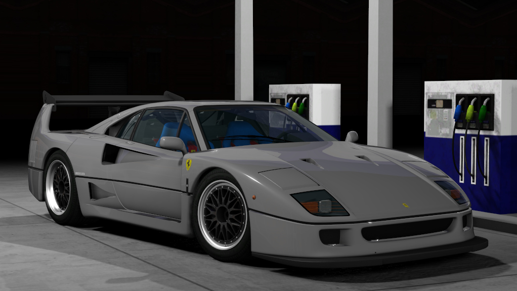 Ferrari F40 Custom, skin 07_grigio_nardo