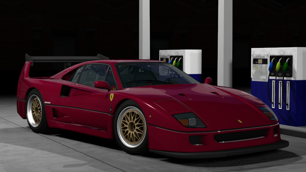 Ferrari F40 Custom, skin 08_rosso_fiorano