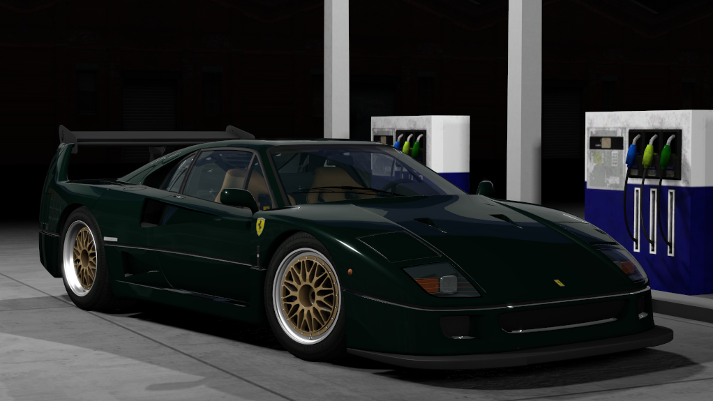 Ferrari F40 Custom, skin 15_verde_zeltweg