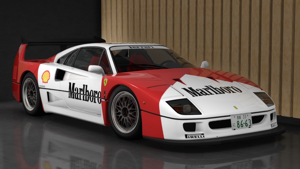 Ferrari F40 Custom, skin 18_marlboro