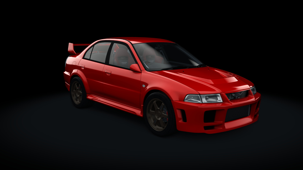 Mitsubishi Lancer Evolution V Wangan Spec, skin 01_passion_red