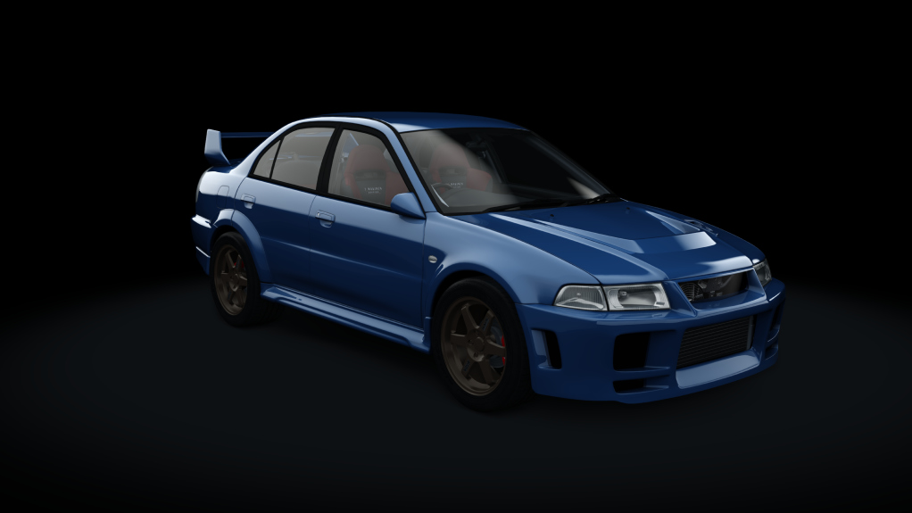 Mitsubishi Lancer Evolution V Wangan Spec, skin 05_eiji_blue