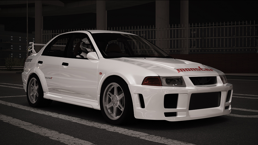 Mitsubishi Lancer Evolution V Wangan Spec, skin teamemperor