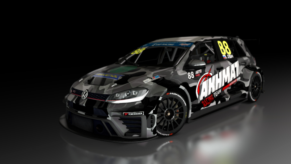 Volkswagen Golf TCR, skin AKHMAT Racing Team