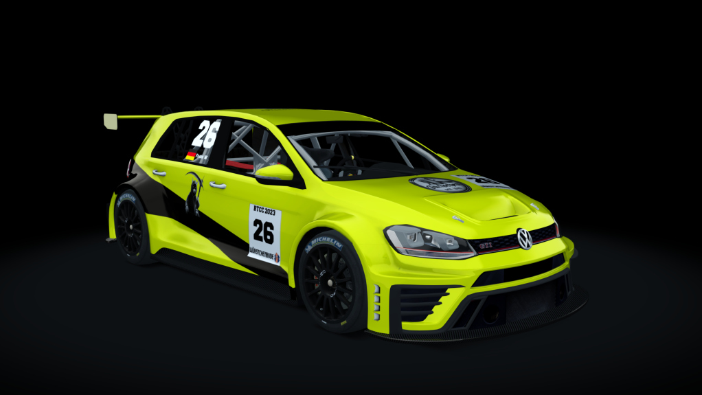 Volkswagen Golf TCR, skin WB 26 - Frank