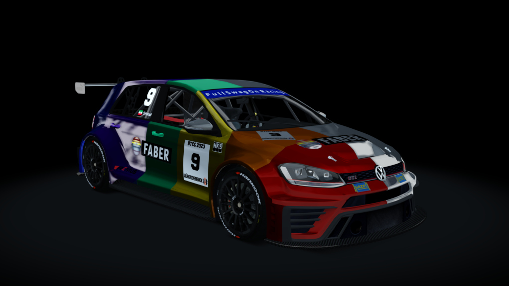 Volkswagen Golf TCR, skin WB 9 - Christoph