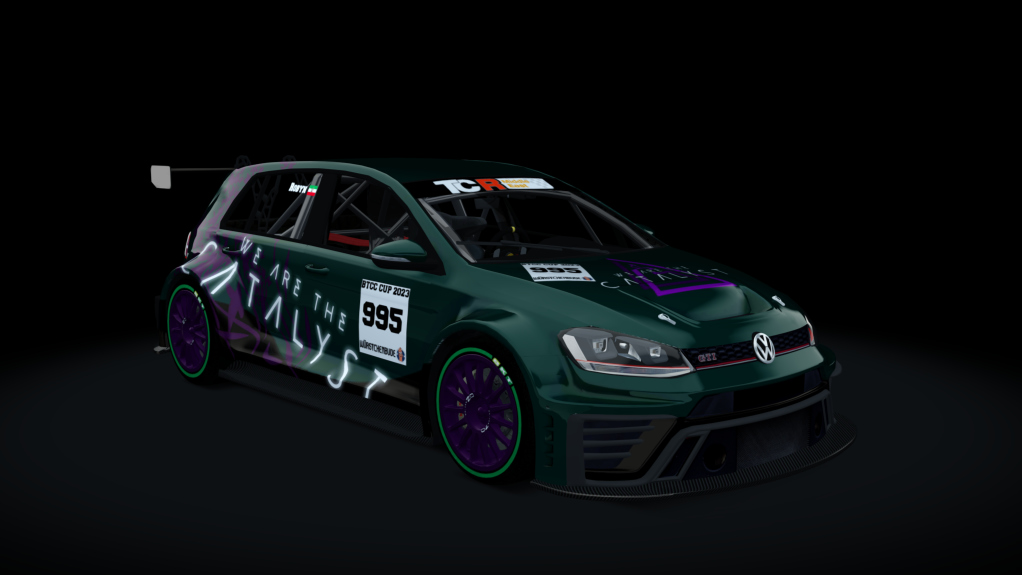 Volkswagen Golf TCR, skin WB 995 - Robyn