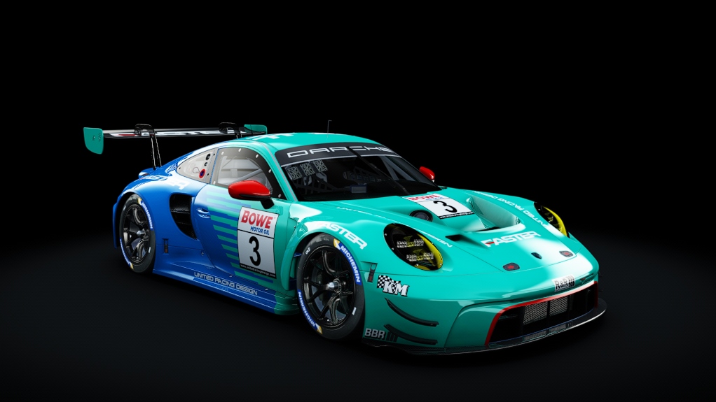 Darche 992 GT3-R 2023, skin #3_URD_Faster