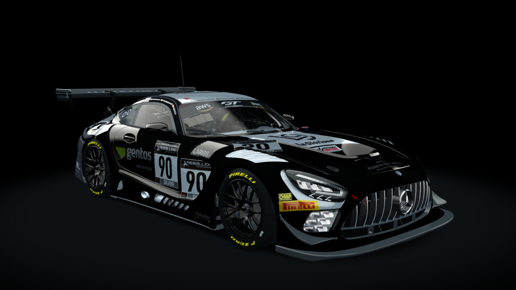 WB AMG GT3 EVO 2020, skin Madpanda_Motorsport_#90