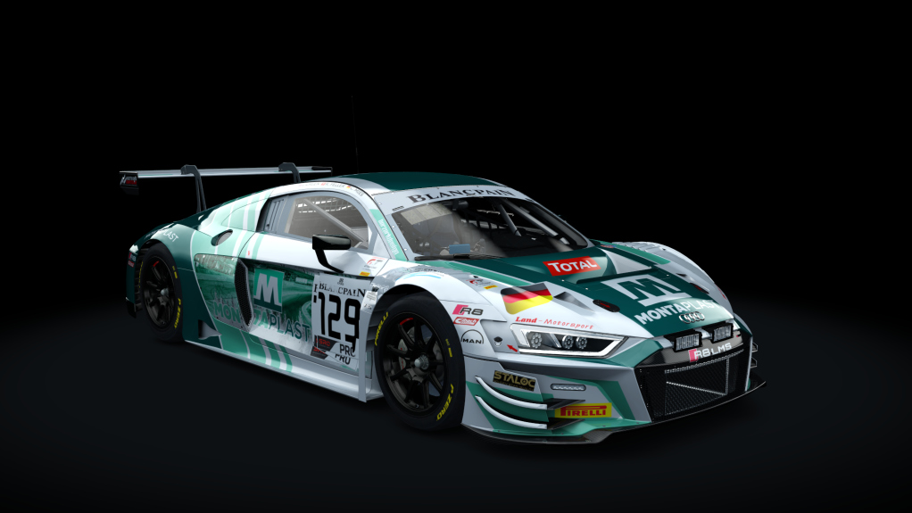 WB Audi R8 LMS EVO 2019, skin Montaplast_#129