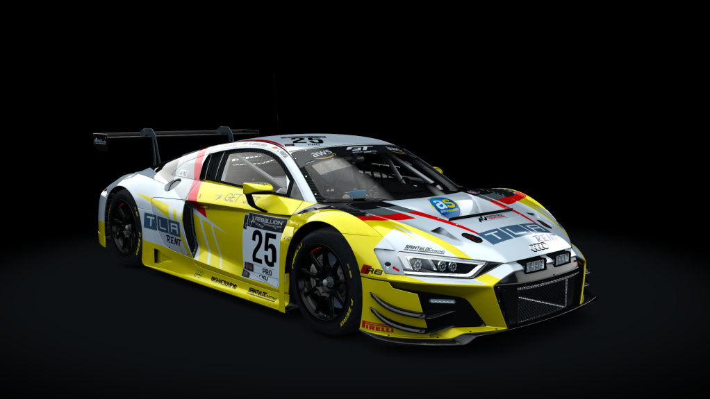 WB Audi R8 LMS EVO 2019, skin Sainteloc_#25_Endu