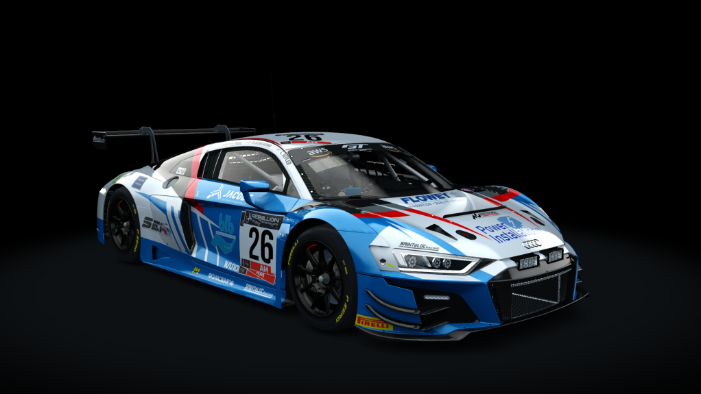 WB Audi R8 LMS EVO 2019, skin Sainteloc_#26_Endu