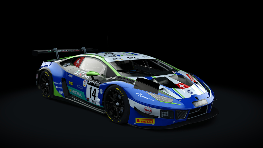 WB Lamborghini Huracan GT3 EVO, skin Emil Frey 2020 #14 24h SPA