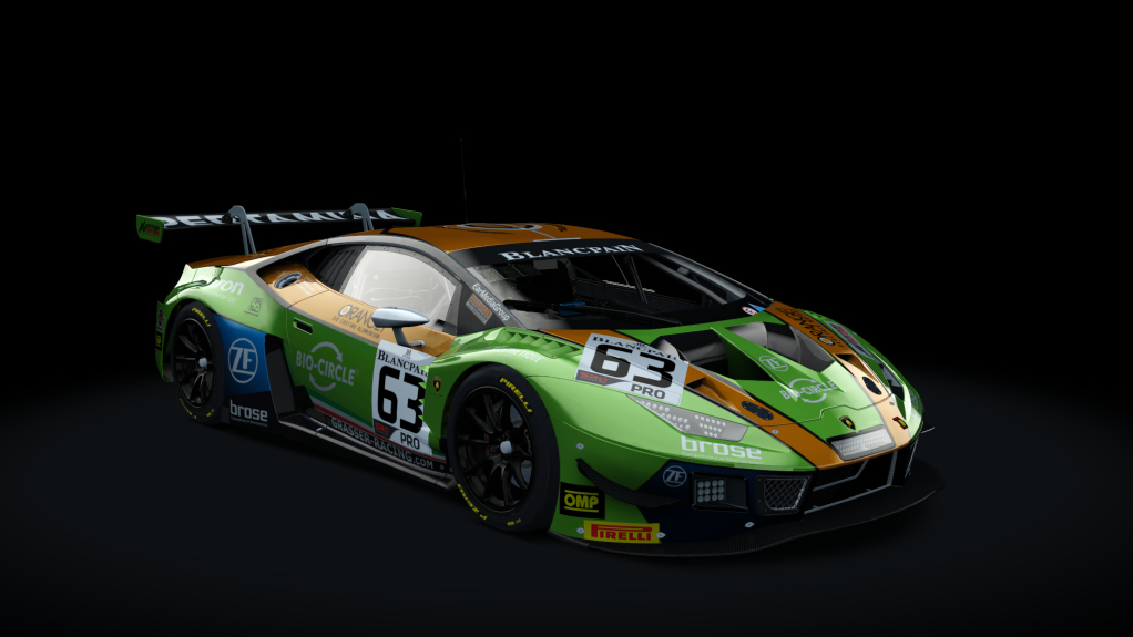 WB Lamborghini Huracan GT3 EVO, skin GRT 2019 #63 PRO