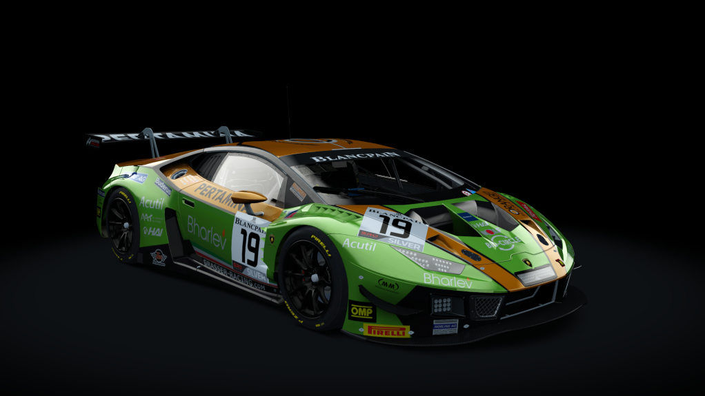 WB Lamborghini Huracan GT3 EVO, skin GRT 2019 SPA #19 Silver