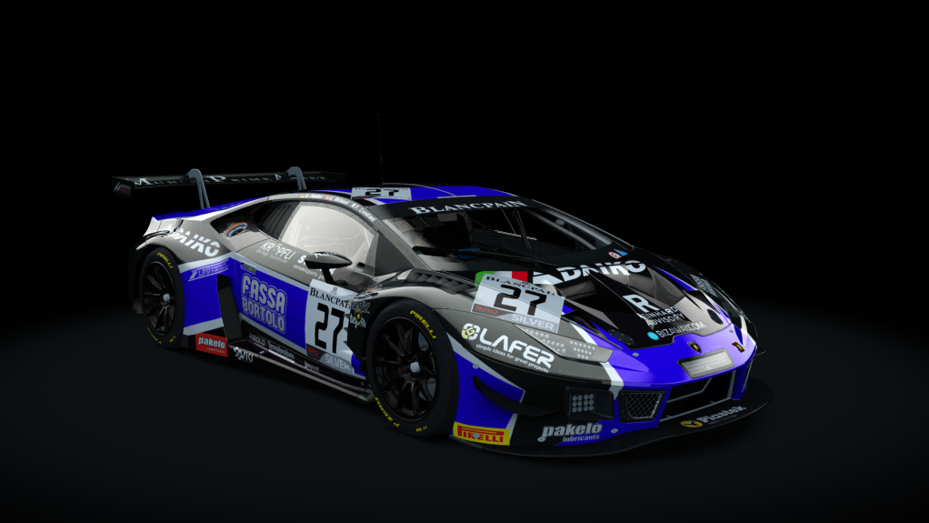 WB Lamborghini Huracan GT3 EVO, skin Lazarus #27 Silver BP