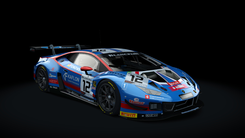 WB Lamborghini Huracan GT3 EVO, skin Ombra 2019 SPA #12 SILVER