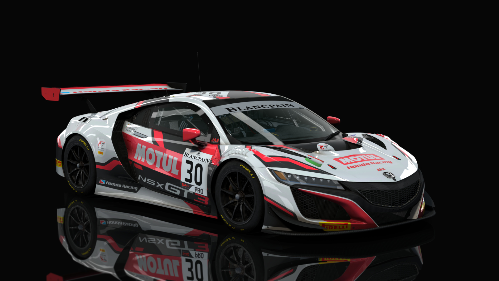 WB Honda NSX GT3 Evo ACC, skin Blancpain_2019_Motul_30