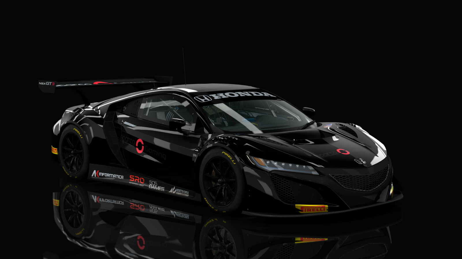 WB Honda NSX GT3 Evo ACC, skin Sparco