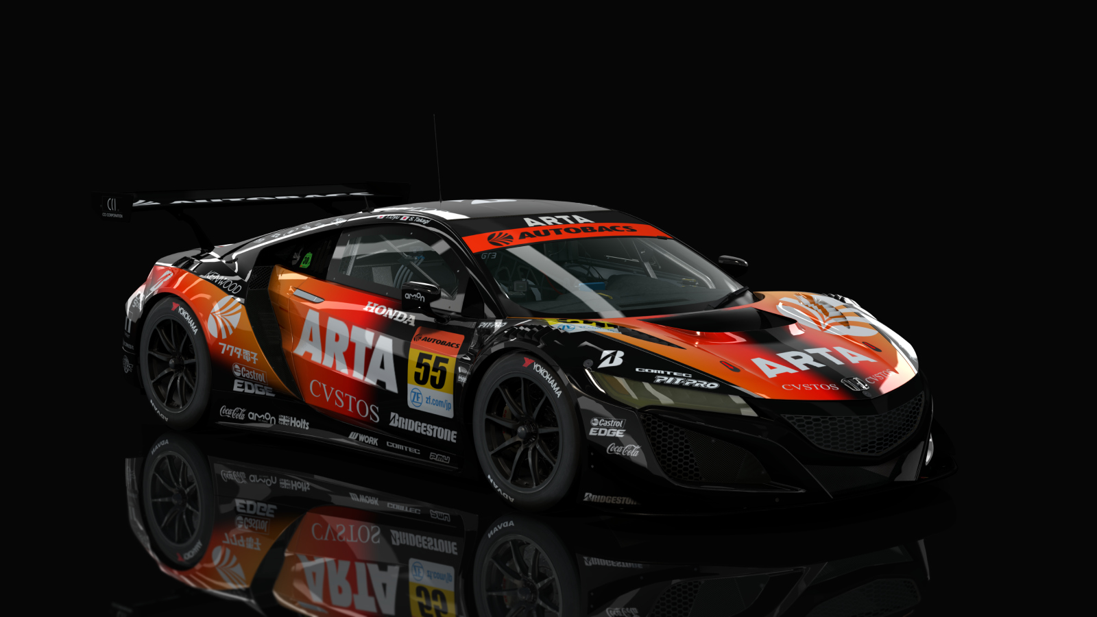 WB Honda NSX GT3 Evo ACC, skin SuperGT_2020_ARTA_55