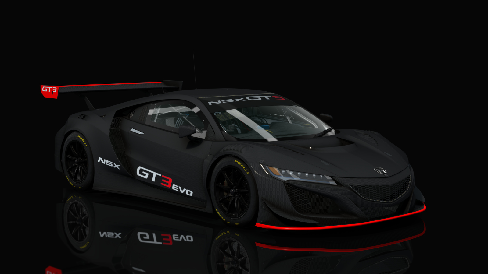 WB Honda NSX GT3 Evo ACC, skin promo_carbon