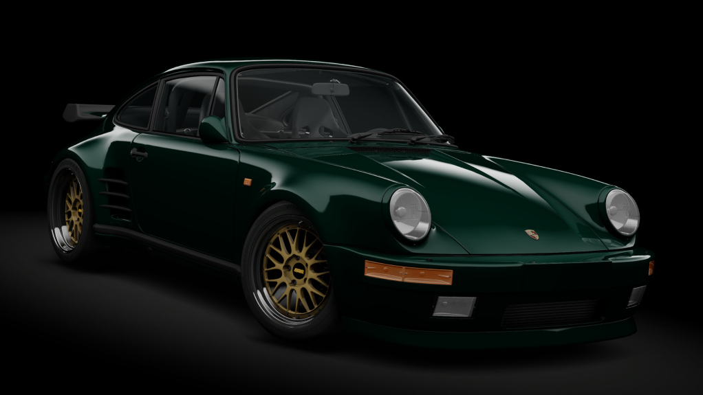 Porsche 911 Turbo (930) Blackbird, skin forest_green