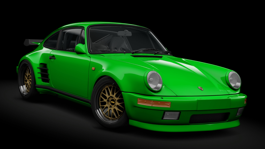 Porsche 911 Turbo (930) Blackbird, skin lizard_green