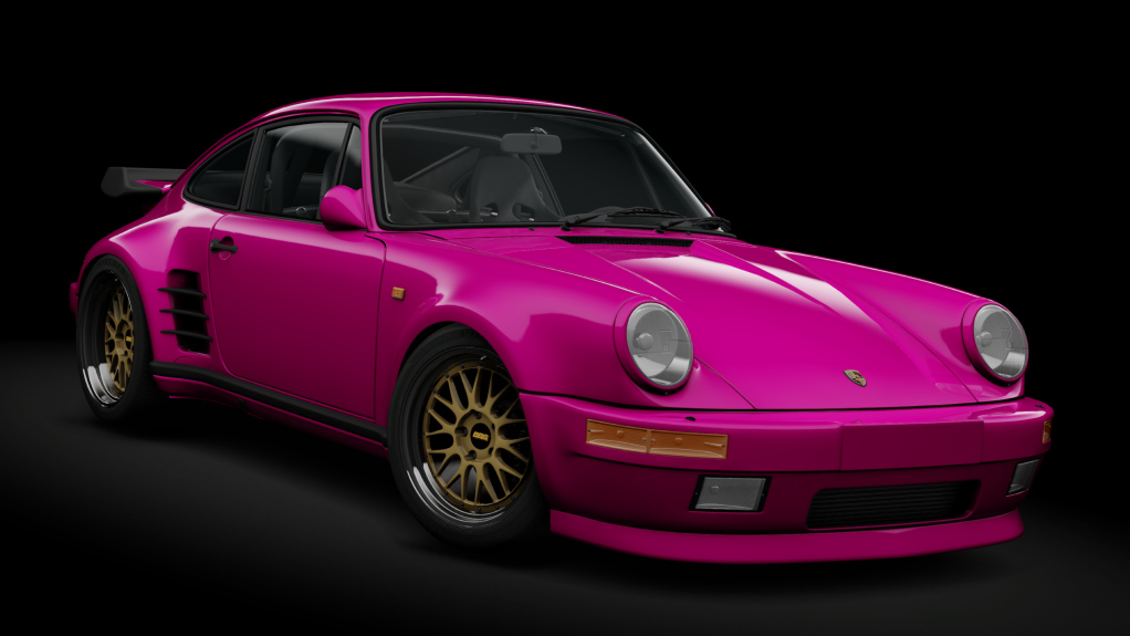 Porsche 911 Turbo (930) Blackbird, skin rubinrot_metallic