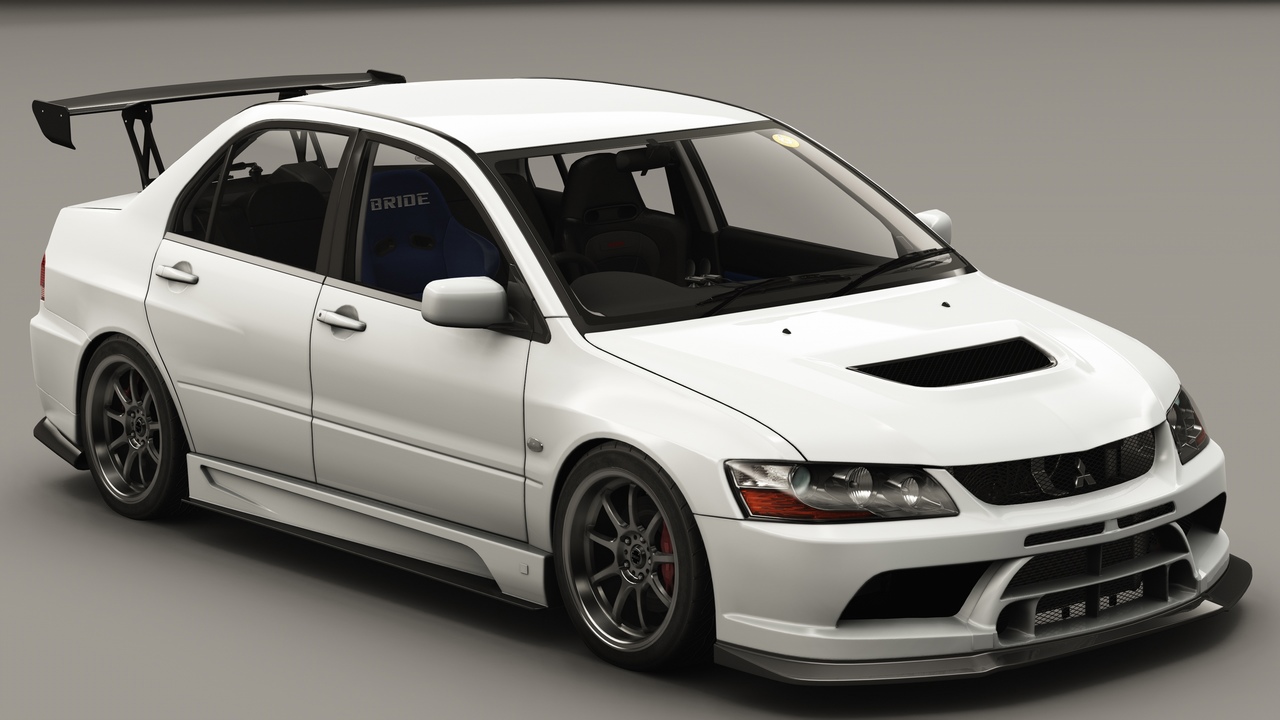 YG Mitsubishi Lancer Evolution 9 Varis, skin A31 Apex Silver